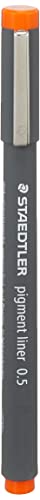 Staedtler 308 05-4. Rotuladores Fineliner Pigment Liner. 10 marcadores permanentes de color azul y 0,5 mm de ancho.