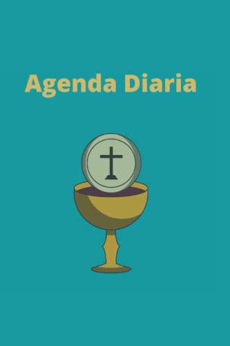 Agenda Diaria: Agenda cristiana, Fondo Turquesa Oscuro, 6x9 pulgadas, sección de notas o apuntes