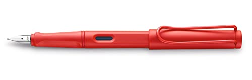 Lamy safari cozy 020 – Pluma estilográfica, edición especial, moderna en color fresa, con mango ergonómico y diseño atemporal, grosor del plumín F, modelo especial