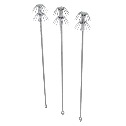 Plantilla de compensación de pesca 3 PC/PACA LOS LOS LOS DE PESCA DUROS DE AGUA SALO Bricolaje Luminoso Glow calamar de calamar cebos de gancho de gancho de pesca de mar tacleadas Juego de anzuelos po