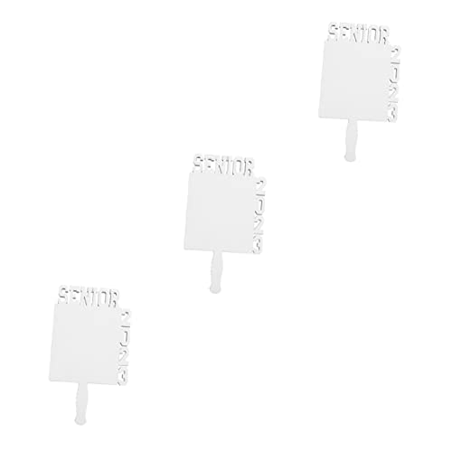 STOBOK 3 Piezas Práctica De Oficina Blanco Embrión Lienzo En Blanco Regalos Marco De Madera Sublimación Grad En Blanco 2023 Graduación DIY Marco Sublimación Marco De Imagen Sublimación
