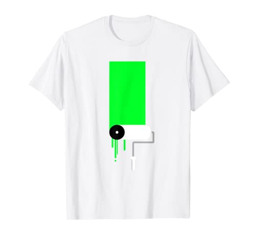 Cool paint roller pintor dibujante arte arte impresión Camiseta