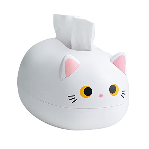 Caja de pañuelos de papel, dibujos animados, gato, caja de pañuelos, caja rectangular, caja de pañuelos, caja de dibujos animados, caja de pañuelos, para casa, oficina, coche, hotel, restaurante