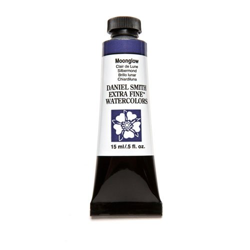 Daniel Smith Tubo de pintura de acuarela extrafina de 15 ml, Moonglow