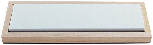 RH PREYDA Hard Arkansas - Piedra Bench Stone, grano 800-1000, piedra 200 x 50 x 19 mm, caja de madera