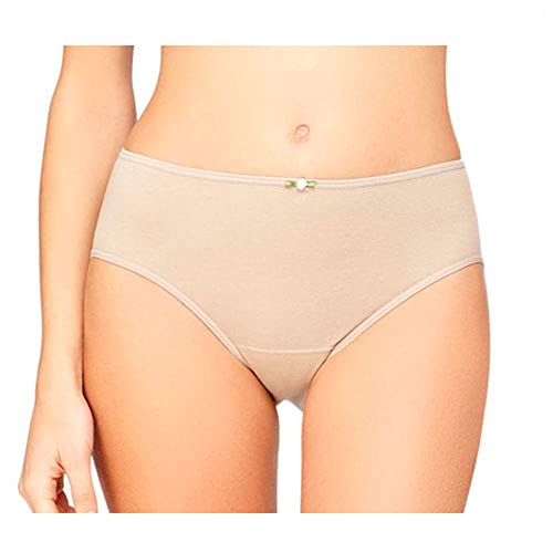AVET 3267 Braguita algodon Pack x 6, Mujer, Arena, L