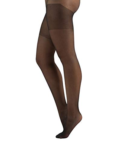 CALZITALY Medias Tallas Grandes Transparentes | Panty De Mujer | Curvy | 20 DEN | XL, 2XL, 3XL, 4XL | Negro, Natural | Calcetería Italiana | (XL, NEGRO)