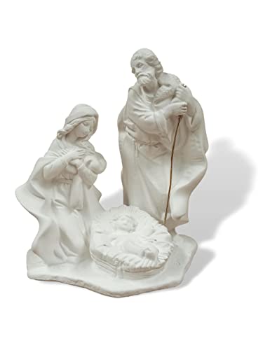 Nacimiento básico de escayola para Pintar. Ideal para decoración del hogar. Altura 17 cm. de máximo.