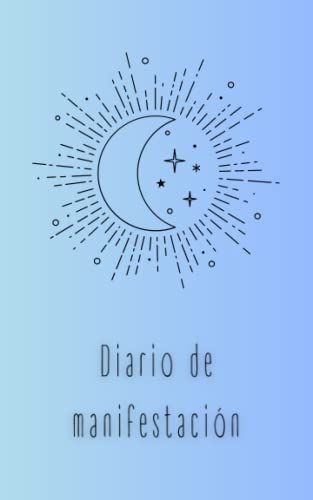 Cuaderno de Manifestación y gratitud basado en númerologia, diseño acuarela azul.