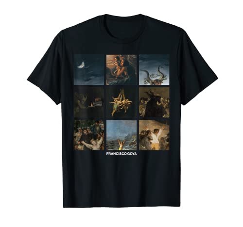 Francisco Goya Famosas Cuadros Cuadrícula Camiseta