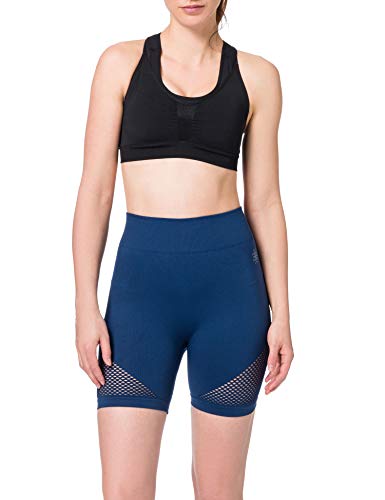 AURIQUE Shorts de Ciclismo Mujer, Turquesa Oscuro, 40