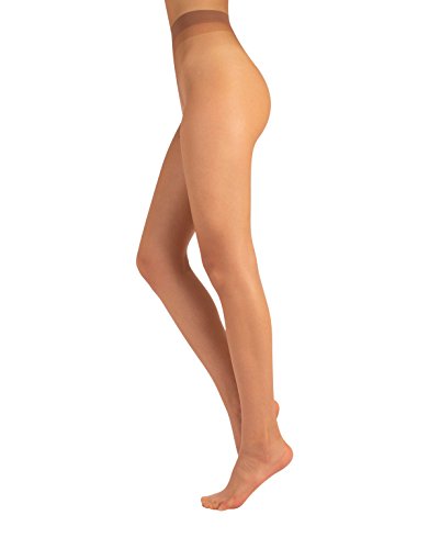 CALZITALY Medias De Verano Con Efecto Bronceado | Medias Invisibles | Medias Color Carne | Calceteria Italiana | (M, Natural Tan)