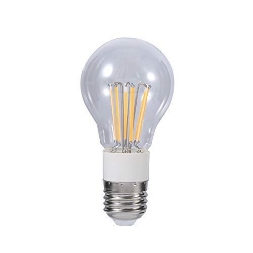 HelloCreate Bombilla de filamento E27 de 12 V COB de 360 grados, no regulable, nueva bombilla de filamento para hotel, comedor, sala de reuniones, sala de dibujo, bombilla de filamento e27, bombilla