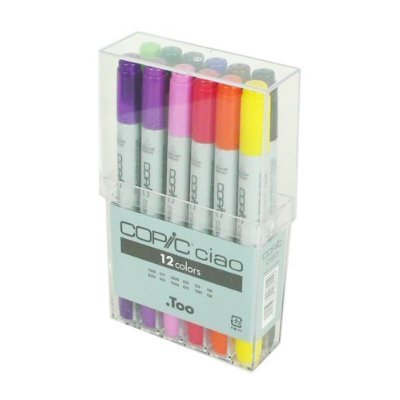 COPIC - Lote de 2 rotuladores Ciao (12 colores especiales)