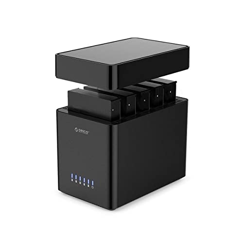 ORICO Docking Station 5 Bay USB 3.0 Carcasa magnética de Disco Duro de 3.5 