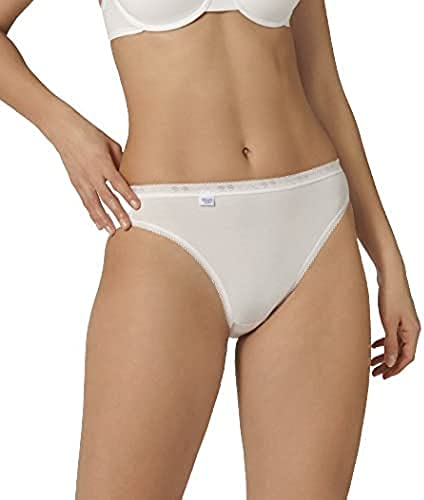 sloggi Basic+ Tai 4P, Slip para Mujer, Blanco, 40