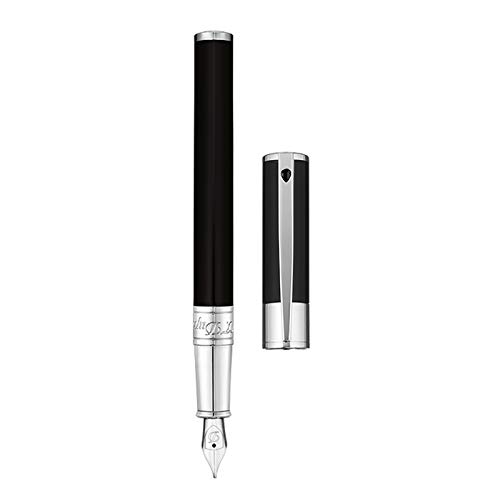 DUPONT D-Initial Pluma Noir&Chrome