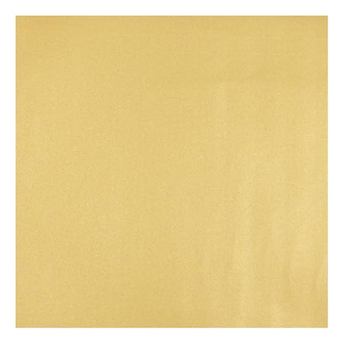 Craftelier - Ecopiel Metalizada Sintética para Cartonaje o Encuadernación de Álbumes de Fotos, Planners o Cuadernos de Scrapbooking y otras Manualidades | Tamaño Aprox. 35 x 50 cm - Color Oro