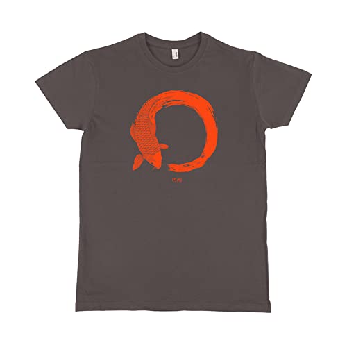 Pampling Camiseta de Manga Corta 100% Algodón, Ropa Unisex para Hombres y Mujeres en 5 Tallas, Camiseta Gris, Modelo The Beauty of Imperfection (L)