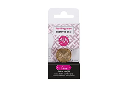 Jacques Herbin 40411T - Pastilla de latón para cera para sellar, símbolo 