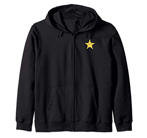 Disney Pixar Toy Story Woody Gold Sheriff Badge Sudadera con Capucha