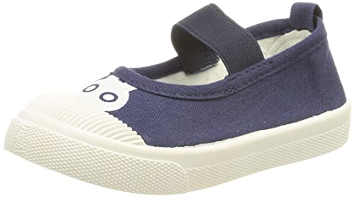 DEBAIJIA Zapatos de Niña 3-10 Años Zapatillas de Deporte Lienzo Dibujos Animados para Casual Antideslizantes Transpirables Estudiantes EU 31.5 Conejo Armada(Tamaño Etiqueta 30)