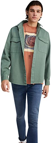 Springfield Jeans skinny fit, Jeans Hombre, Turquesa/Verde (Turquoise/Teal), 31