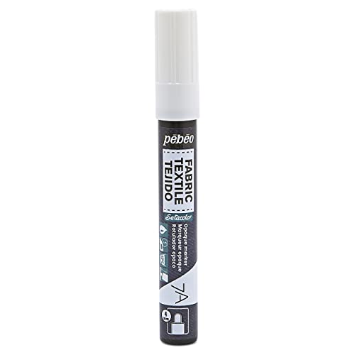 Pébéo 804401 7 A marcador Opaque punta redonda 4 mm blanco