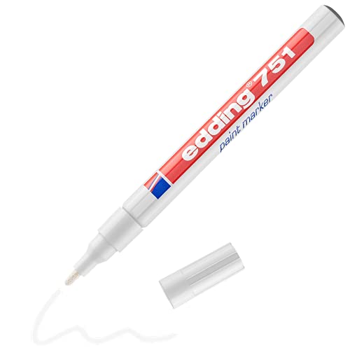 Edding 751 - Blanco, 1-2mm