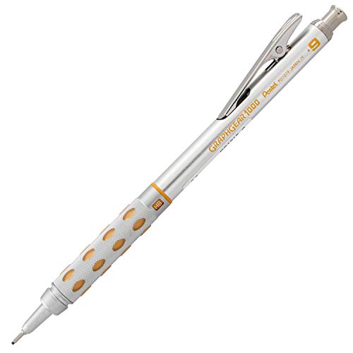 Pentel - Portaminas retráctil metálico calibrado.