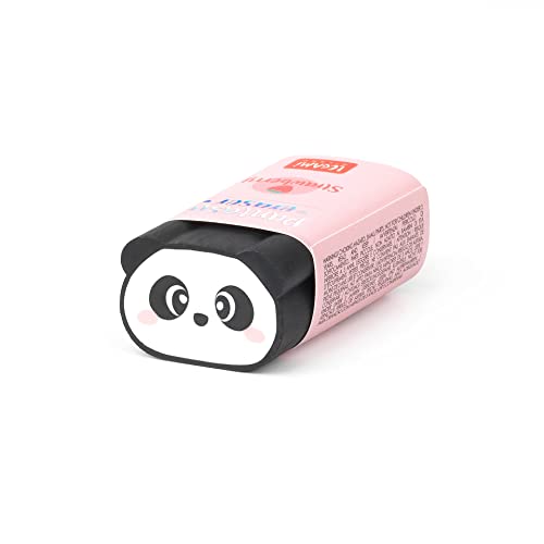 Legami GP0004 - Goma perfumada, Panda Pantastic, 1,7 x 5 cm, fragancia de fresa, goma para borrar suave, borrado limpio y preciso