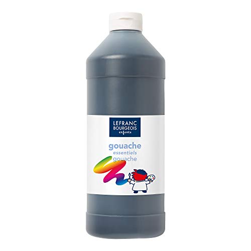 Lefranc Bourgeois Educación - Gouache témpera , 1L, Negro