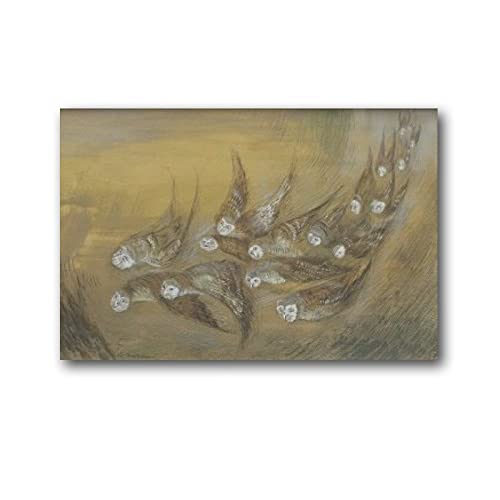 Pintor Leonora Carrington Pintura Obras Póster Arte Pared Pintura Póster Lienzo Impresión Póster Arte Arte Arte Decoración Sala 30 x 45 cm