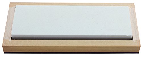 Herbertz 10ES395115ES10 RH PREYDA Hard Arkansas, Bench Stone, Grano 800 – 1000, Piedra 150 x 50 x 19 mm, Madera Joyero