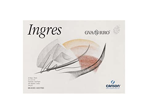 Bloc dibujo ingres 230x325 -de 20 hojas de 108 gramos