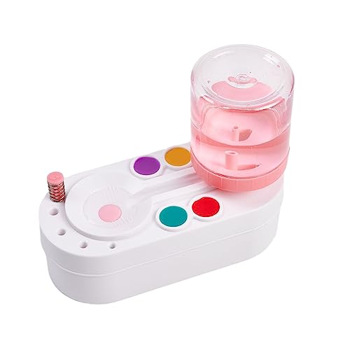Limpiador de pinceles, lavavajillas para pinceles de pintura, limpieza eficiente, lavavajillas para pinturas acrílicas, para acrílico, acuarela y a base de agua (rosa)