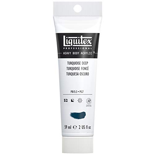 Liquitex Heavy Body Tubo De Pintura Acrílica, Turquesa Oscuro, 59 ML