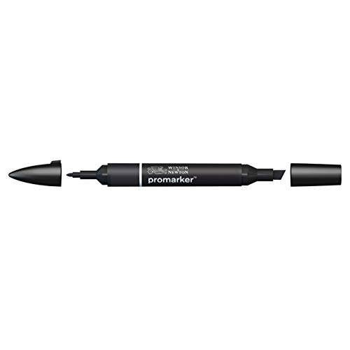 Winsor & Newton Rotulador ProMarker, Black (Xb), Negro