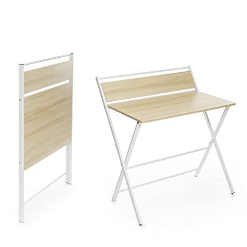 InnovaGoods Escritorio Plegable con Estante Tablezy, MDF, Multicolor, Estándar