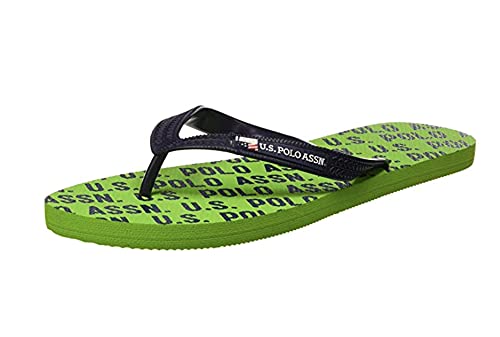 US Polo Association Jackson, Chanclas Hombre, Multicolor (Grey/Dk Bl 041), 44 EU