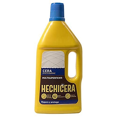 Hechicera Cera Efecto Barniz Multisuperficies para Todo Tipo de Suelos Duros de Terrazo - 750 ml