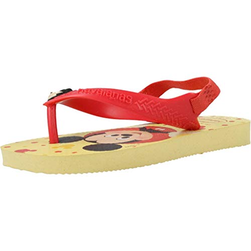 Havaianas Disney Classics II, Chanclas, para Unisex bebé, Limon Amarillo, 23/24 EU