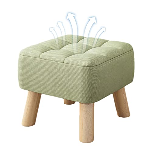 DALIAN Taburete bajo | Taburete doméstico sólido - Mini taburete Uso amplio para corredores de entrada, sala de estar, dormitorio, balcones y apartamentos