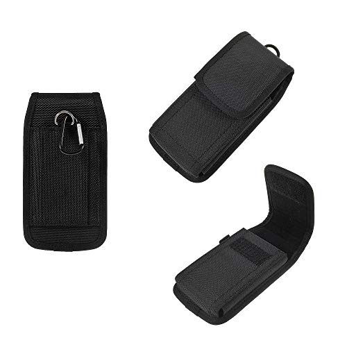 DFV Mobile - Belt Case Cover Business Nylon for FUNKERTECH FUNKER W5.5 Pro 4G (2016) - Black