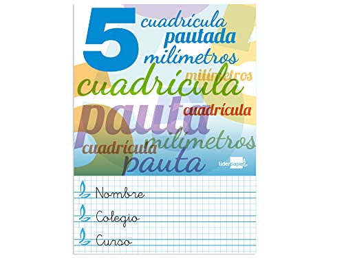 LIBRETA LIDERPAPEL PAUTAGUIA TAPA CARTONCILLO 32 HOJAS DIN A5 70 G CUADRICULADO PAUTADO 5 MM