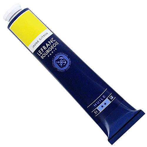 Lefranc & Bourgeois Fine Oil Pintura al Óleo, Amarillo (Lemon Yellow), 150 ml