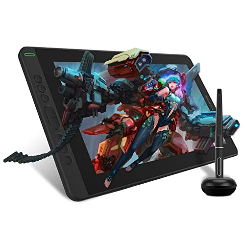 HUION Kamvas 13 Tableta Grafica con Pantalla Laminada Completa de 120% sRGB, con Monitor de 13,3