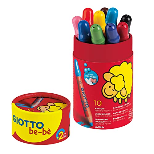 Giotto Be-Bè Súper Lápices, bote 10 Unidades