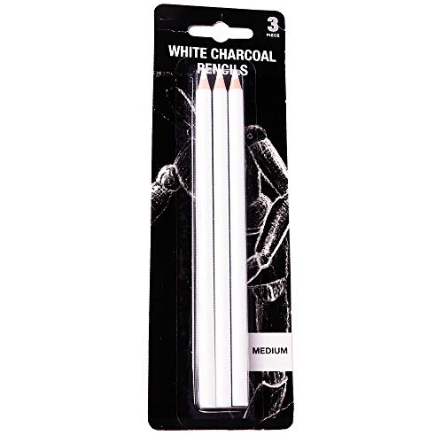 Gobesty carbonilla blanca, lápices de dibujo, dibujo profesional, para acuarelas, para bocetos, lápices de colores, juego de instrumentos de arte