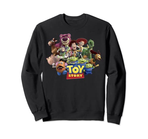 Disney Pixar Toy Story Buzz Woody Jessie Running Sudadera